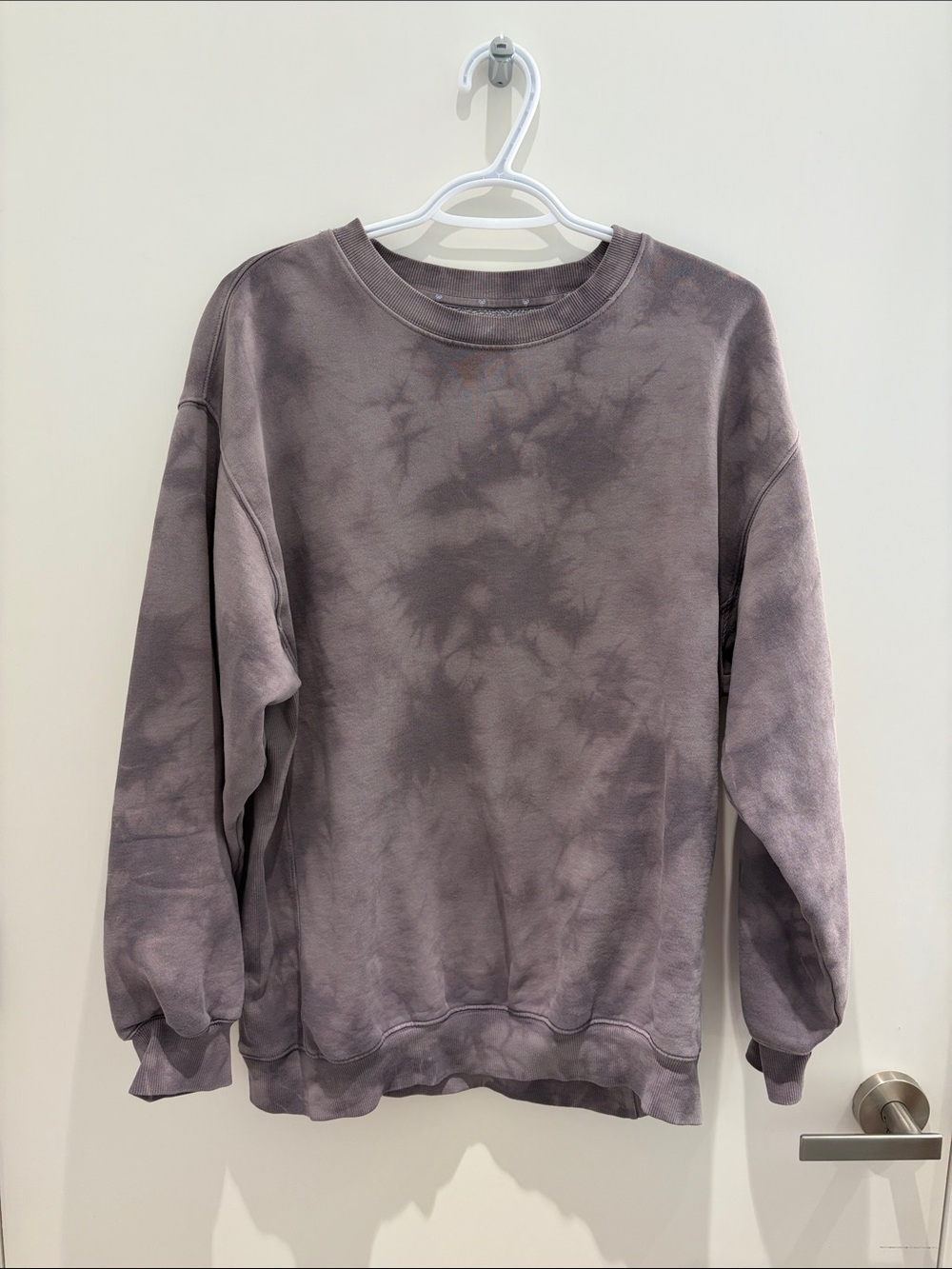 TNA Tie-Dye Cozy Sweatfleece Perfect Crewneck Sweatshirt